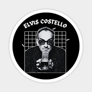 Elvis costello --- 70s aesthetic Magnet